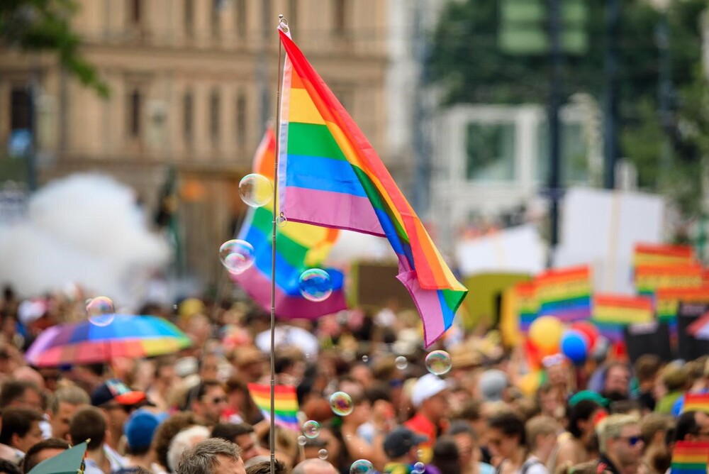Regenbogenfahne / Martin_Darling/ViennaPride Regenbogenfahne