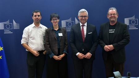 KAÖ-Delegation traf auf EU-Kommissar Brunner in Brüssel