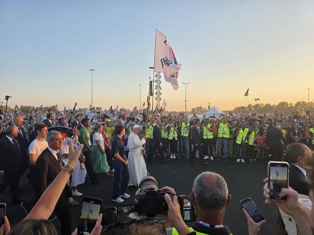 Papst Leo XIV. bei der Vigil im Rahmen des Jubiläums der Jugend 2025 / Matthias Möller Papst Leo XIV. bei der Vigil im Rahmen des Jubiläums der Jugend 2025