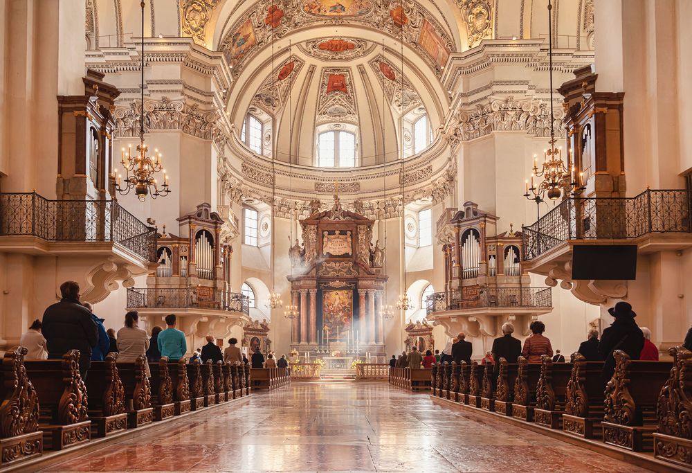Salzburger Dom Innenraum / EVA TRIFFT FOTOGRAFIE