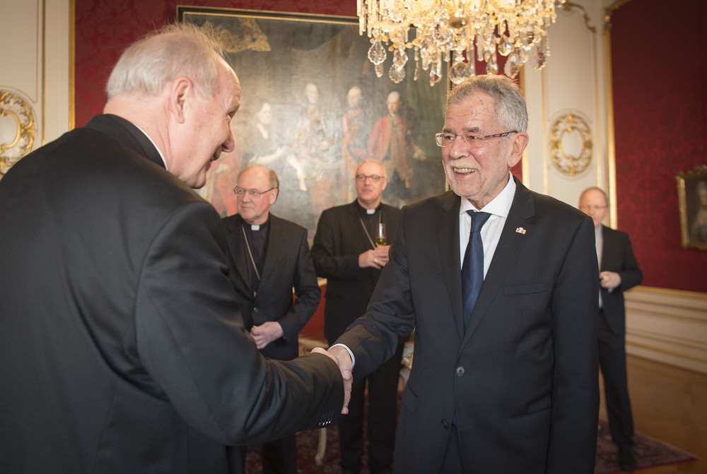 Begegnung in Rom: Bundespräsident Van der Bellen trifft Papst Franziskus