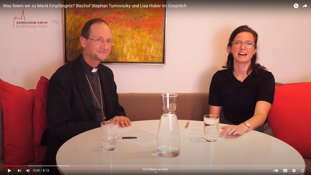 Mariä Empfängnis: Kirche erklärt 'missverstandenen Feiertag' / Youtube / Erzdiözese Wien Mariä Empfängnis: Kirche erklärt 'missverstandenen Feiertag'