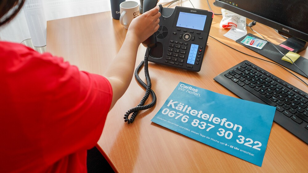 Caritas Burgenland Kältetelefon / Caritas Caritas Burgenland Kältetelefon