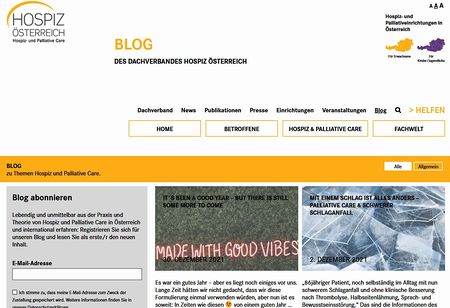 Blog von Hospiz Österreich