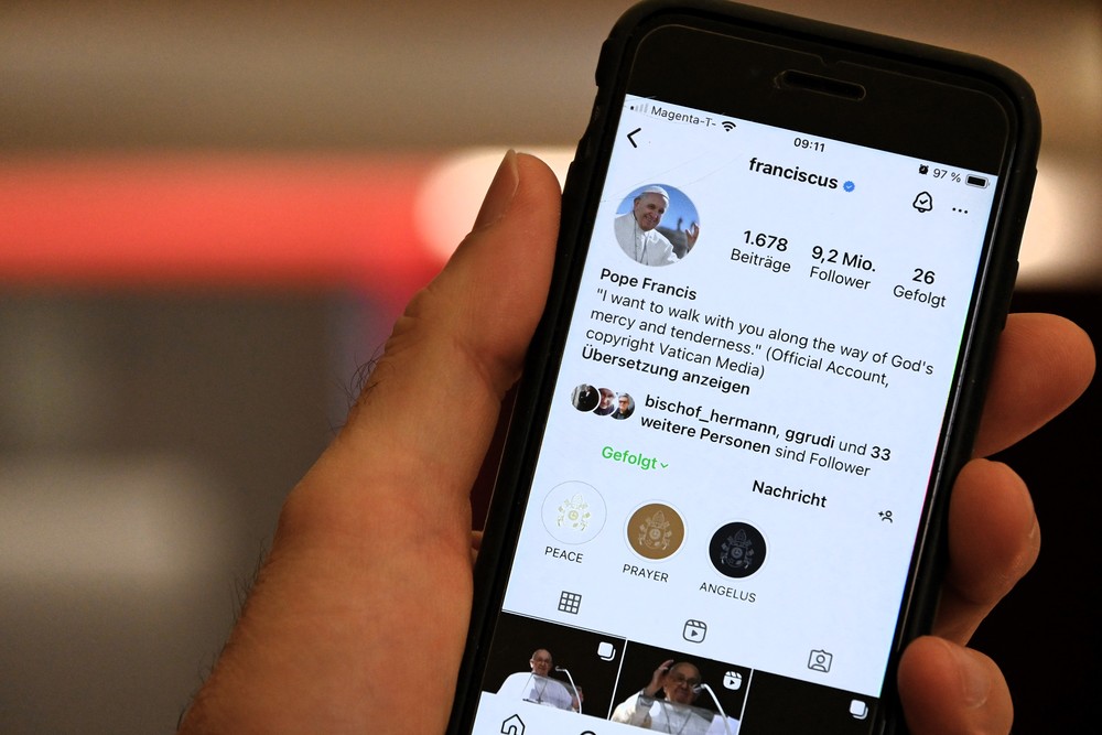 Instagram-Account von Papst Franziskus / Kathpress / Henning Klingen