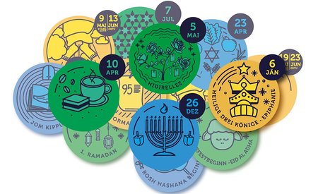 Interreligiöser 'Feiertagskalender' für 2025 erschienen