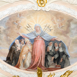 Hl. Maria - als Schutzmantelmadonna und Schmerzensmutter. Sieben Schmerzen Mariens