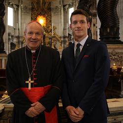 Der SK Rapid zum Besuch beim Papst