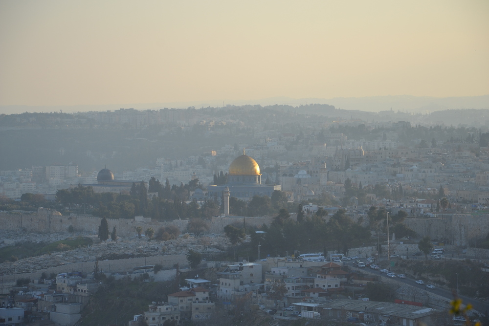 Blick auf die Altstadt von Jerusalem, Israel