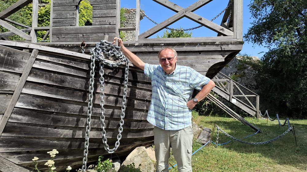 Freikirchen-Historiker Reinhold Eichinger / Georg Pulling/Kathpress Was macht eine Galeere auf einer Weinviertler Burgruine?