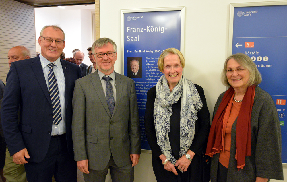 Uni Wien bekommt 'Franz-König-Saal' / Kathpress / Henning Klingen