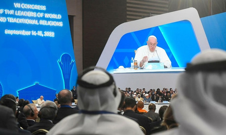 Papst-Ansprache bei Religionenkongress