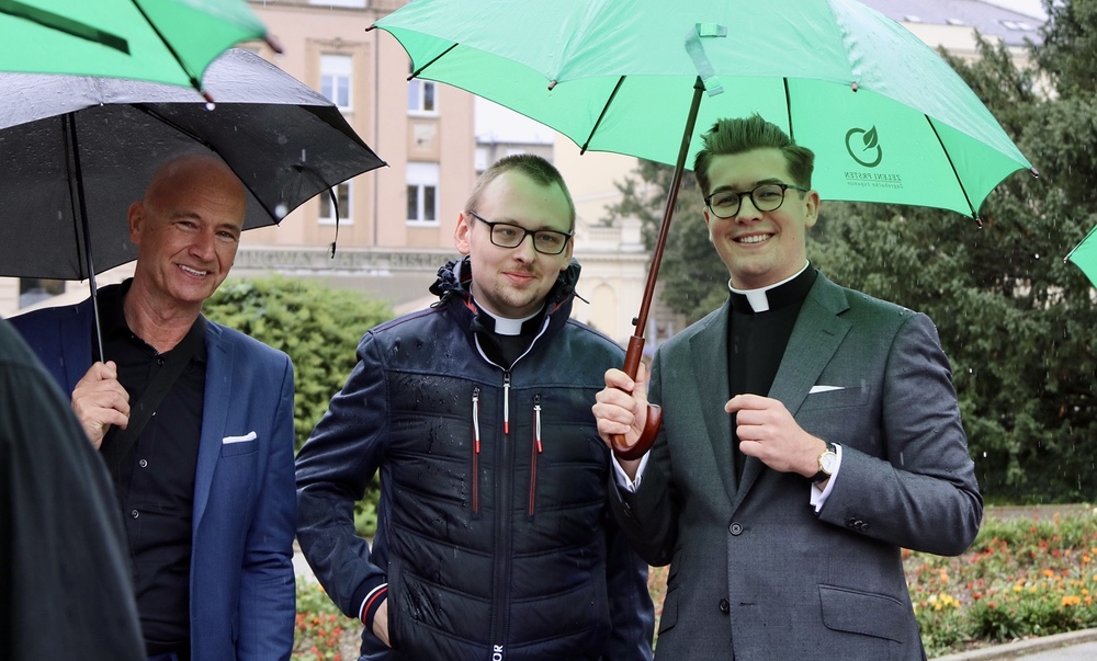 Priesterseminaristen auf Exkursion in Zagreb