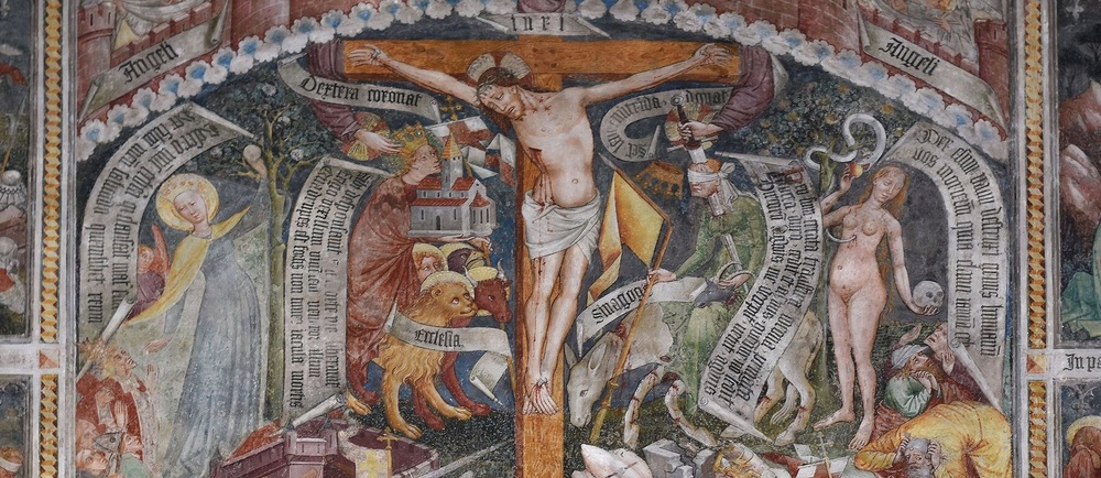 Thomas von Villach: Fresko vom 'Lebenden Kreuz'