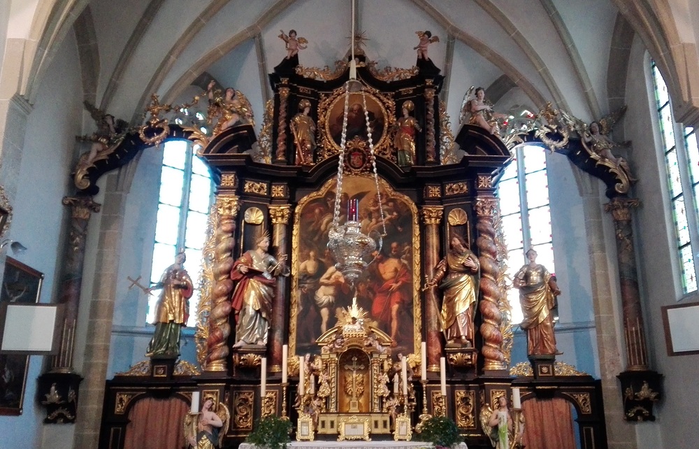 Pfarrkirche St. Johann am Wimberg Hochaltar / Julian Ramerstorfer / CC BY-SA (https://creativecommons.org/licenses/by-sa/4.0)