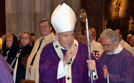 Kardinal Schönborn bei der Aschermittwoch-Liturgie am 26.2.2020 im Wiener Stephansdom