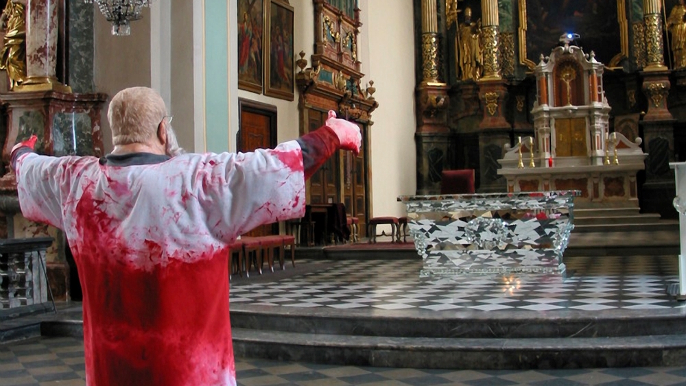 Gustav Trogers Nitsch-Puppe in St. Andrä (Graz, 2005) / Andrä Kunst Book 2012 Andrä Kunst Book Kunst Installation