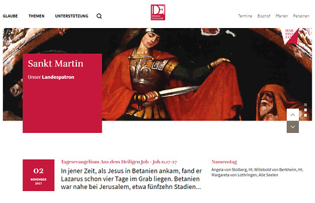 Diözese Eisenstadt mit neuem Webauftritt