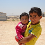 Syrische Flüchtlingskinder im Zaatari-Camp/Jordanien