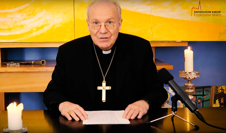 Am 14. März 2020 veröffentlichte die Erzdiözese Wien unter https://www.youtube.com/watch?v=dIPlt4Vtg5c ein Video mit Kardinal Schönborn