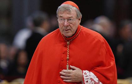 Der australische Kardinal George Pell am 24. Oktober 2015 im Vatikan.