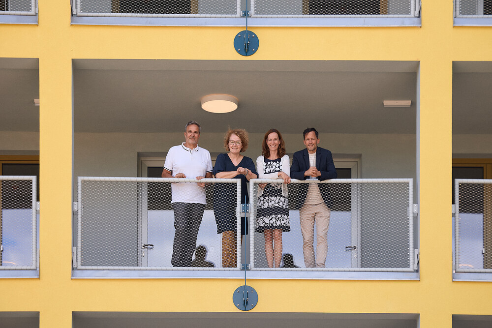 Caritas - Haus Anna Baustellenf?hrung / Johannes Hloch Neues Caritas-Wohnhaus für Menschen mit Behinderung in Lanzendorf