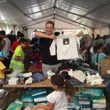 Hilfe für Flüchtlinge in Traiskirchen.