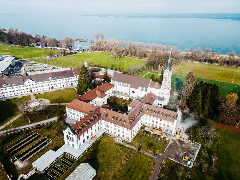 Zisterzienserabtei Wettingen-Mehrerau - Außenaufnahme - Luftaufnahme