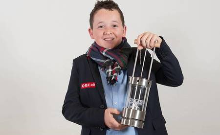 08.11.2017, ORF Landesstudio Oberoesterreich, AUT, Friedenslichtkind 2017, im Bild Friedenslichtkind Tobias (12)