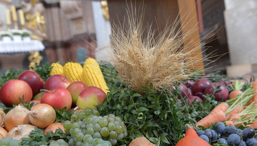 Scheuer: Glaube, Landwirtschaft und Gesellschaft an Wendepunkten / kathbild.at / Rupprecht Erntedank