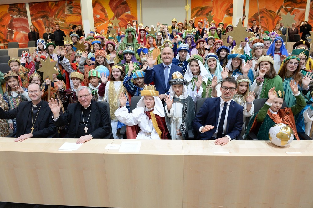 Sternsinger im Parlament / kathbild.at / Franz Josef Rupprecht, Franz Josef Rupprecht DKA / Drei Könige / Sternsinger im Parlament