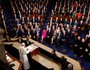 Papst Franziskus spricht am 24. September 2015 als erster Papst vor dem Kongress der Vereinigten Staaten von Amerika in Washington. Bild: Papst Franziskus bei seiner Rede vor dem Kongress.