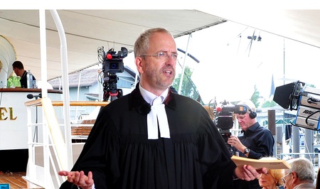 Amtseinführung des reformierten Landessuperintendenten Stoffers