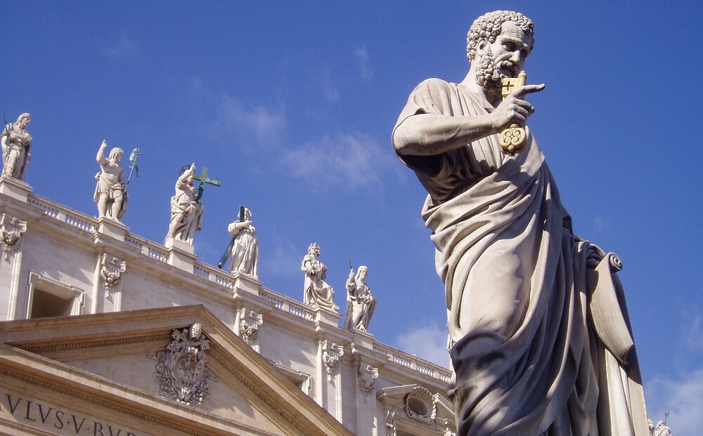 Petrus-Statue am Petersdom / Kathpress / Henning Klingen Petrus-Statue am Petersdom