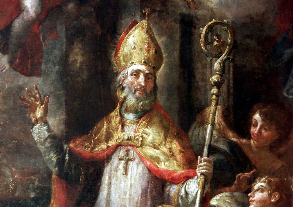 Hl. Nikolaus von Myra, Altarbild im Querschiff, rechts; Pfarrkirche Prottes (N?)Franz Josef Rupprecht, A-7123 M?nchhof, Bank: Raika M?nchhof (BLZ 33054), Kto.: 17.608