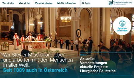Website der Steyler Missionare