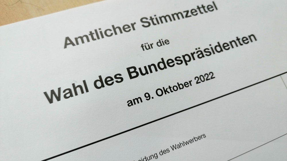 Stimmzettel Bundespräsidentenwahl / Kathpress