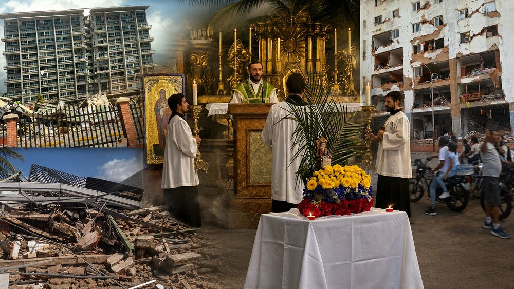 Bilder der Beben-Zerstörung in Venezuela und Gedenkmesse in Wien / Rafael Punceles Bilder der Beben-Zerstörung in Venezuela und Gedenkmesse in Wien