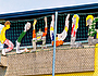 Schule, bunte Schrift, Symbol, lik für Bildung, Schulpflicht, Lernen