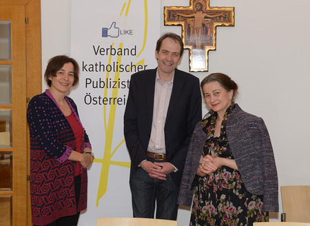 Vorsitzende Verband katholischer Publizistinnen und Publizisten ?sterrr.: Eva Maria Kaiser, Rudolf Mitl?hner, Gabriele Neuwirth