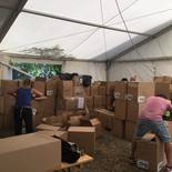 Hilfe für Flüchtlinge in Traiskirchen.