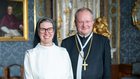 Sr. Franziska Madl Propst Anton Höslinger