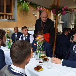 Der SK Rapid zum Besuch beim Papst