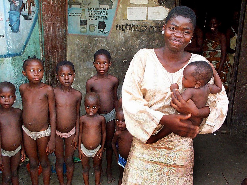 Mutter mit Kind - Afrika
