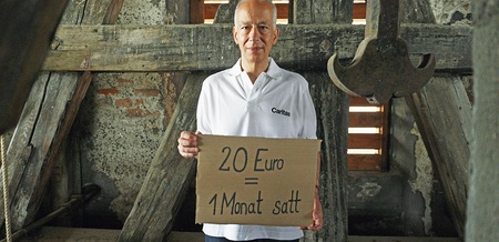 Glockenläuten gegen Hunger und Klimakrise