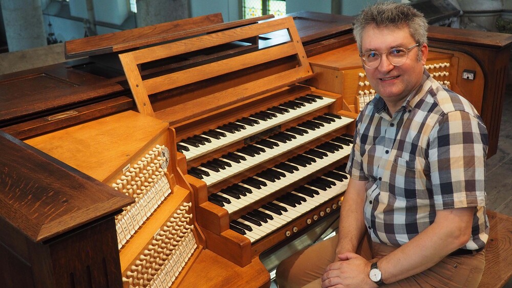 Johann Simon Kreuzpointner an der Orgel in der Wiener Lazaristenkirche / Michael Hammerl Johann Simon Kreuzpointner an der Orgel in der Wiener Lazaristenkirche
