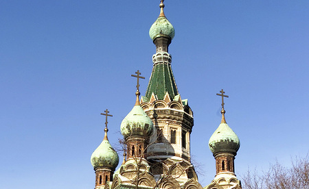 Russisch-orthodoxe Kirche in Wien.   Wien, 12.1.2002    ? Franz Josef Rupprecht; A-7123 M?nchhof; Bank: Raiba M?nchhof (BLZ: 33054), Konto.-Nr.: 17.608 