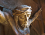 Die Kreuzigung von Jesus Christus auf dem Kreuz  von einem Grabmal