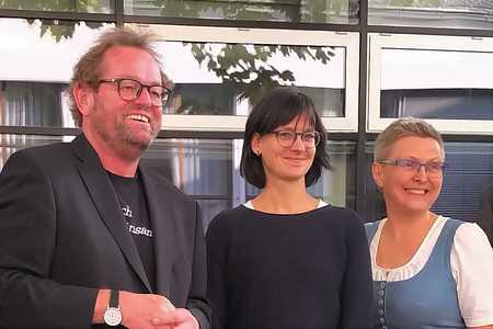 KAÖ-Spitze Ferdinand Kaineder, Katharina Renner und Brigitte Knell
