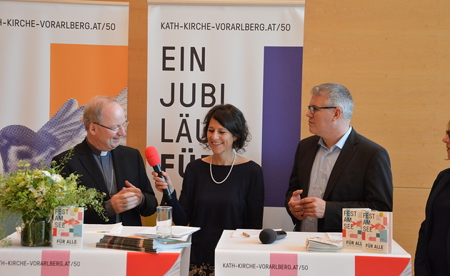 Pressegespräch - Fest am See - 50 Jahre Diözese - Bregenz, Festspielhaus - 17. Mai 2018